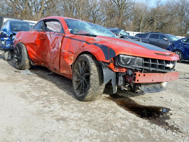 2G1FK1EJXA9223528 - 2010 CHEVROLET CAMARO SS ORANGE photo 1