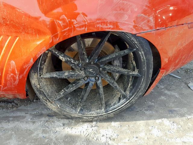 2G1FK1EJXA9223528 - 2010 CHEVROLET CAMARO SS ORANGE photo 9