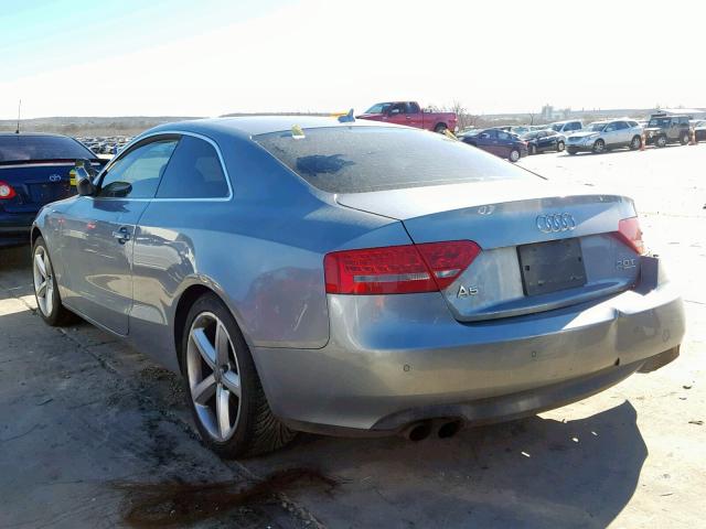 WAULFAFR1AA084796 - 2010 AUDI A5 PREMIUM GRAY photo 3