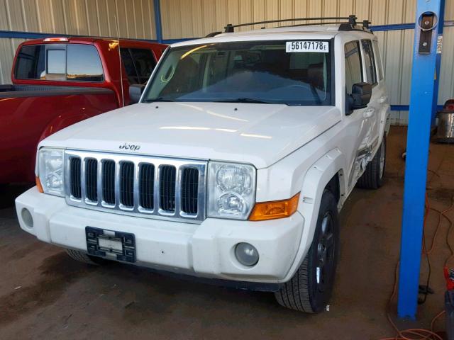 1J8HH58NX6C179379 - 2006 JEEP COMMANDER WHITE photo 2
