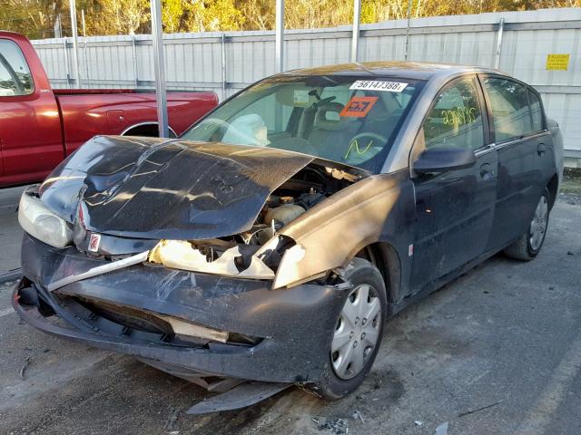 1G8AJ52F33Z163364 - 2003 SATURN ION LEVEL BLACK photo 2