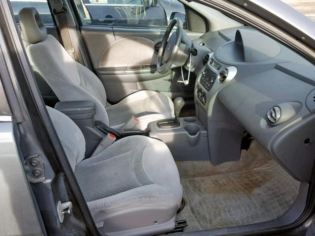 1G8AL52F54Z147095 - 2004 SATURN ION LEVEL SILVER photo 5