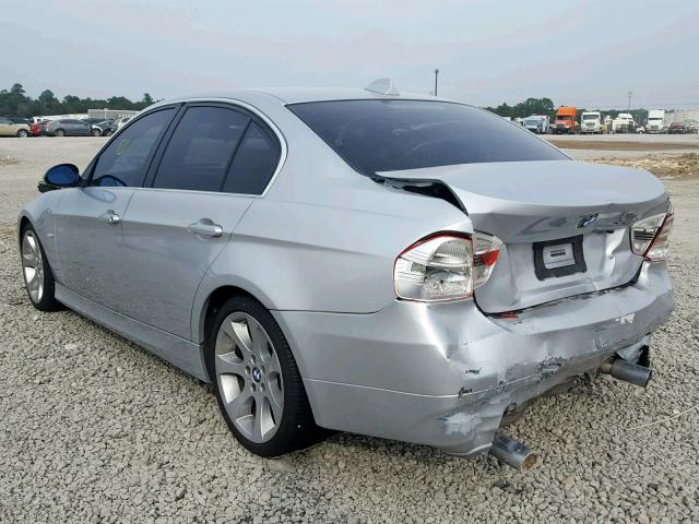 WBAVB73548KY64496 - 2008 BMW 335 I SILVER photo 3