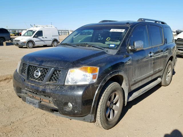 5N1AA0NC8CN606248 - 2012 NISSAN ARMADA SV BLACK photo 2