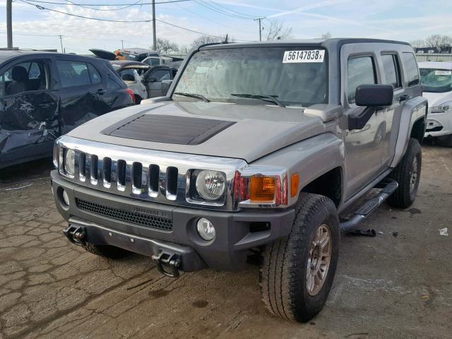 5GTDN13EX78241729 - 2007 HUMMER H3 BEIGE photo 2