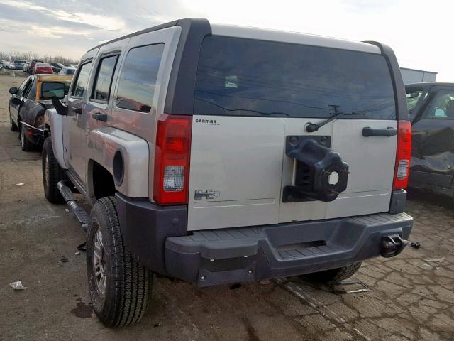 5GTDN13EX78241729 - 2007 HUMMER H3 BEIGE photo 3