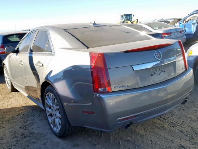 1G6DL5EDXB0130259 - 2011 CADILLAC CTS PERFOR GRAY photo 3