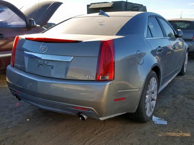 1G6DL5EDXB0130259 - 2011 CADILLAC CTS PERFOR GRAY photo 4