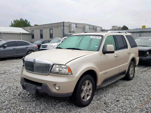 5LMEU68H35ZJ34648 - 2005 LINCOLN AVIATOR 奶油色 照片 2