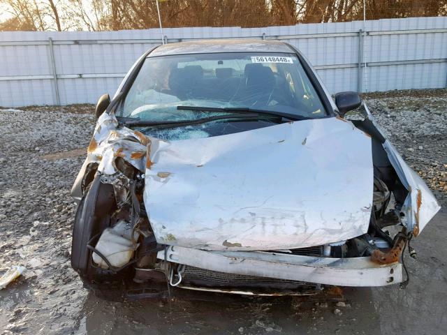 1HGFA16336L807202 - 2006 HONDA CIVIC DX V SILVER photo 9