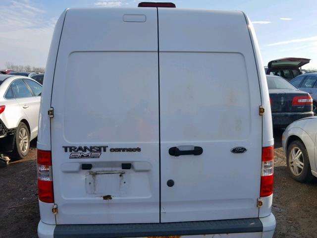 NM0LS7BN6AT031131 - 2010 FORD TRANSIT CO WHITE photo 6