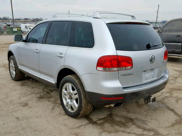 WVGCM67L94D018592 - 2004 VOLKSWAGEN TOUAREG 4. SILVER photo 3