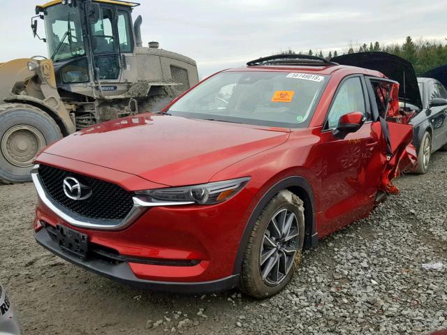 JM3KFBDM3J0361134 - 2018 MAZDA CX-5 GRAND RED photo 2