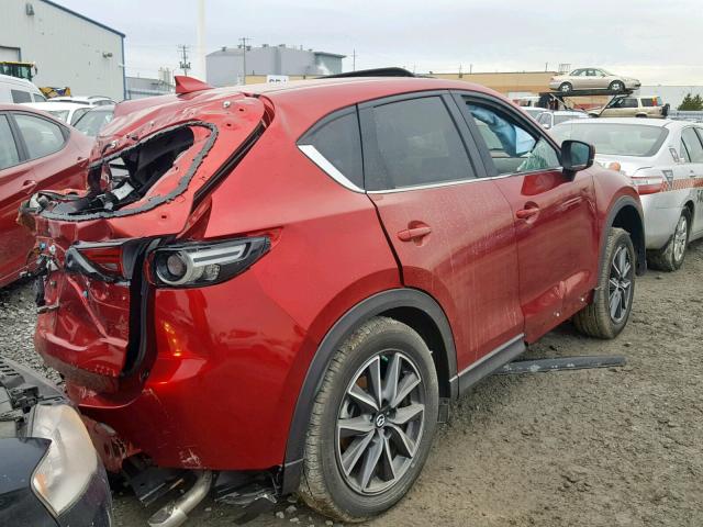 JM3KFBDM3J0361134 - 2018 MAZDA CX-5 GRAND RED photo 4