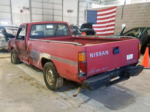 JN6HD12HXGW002701 - 1986 NISSAN D21 LONG B RED photo 3