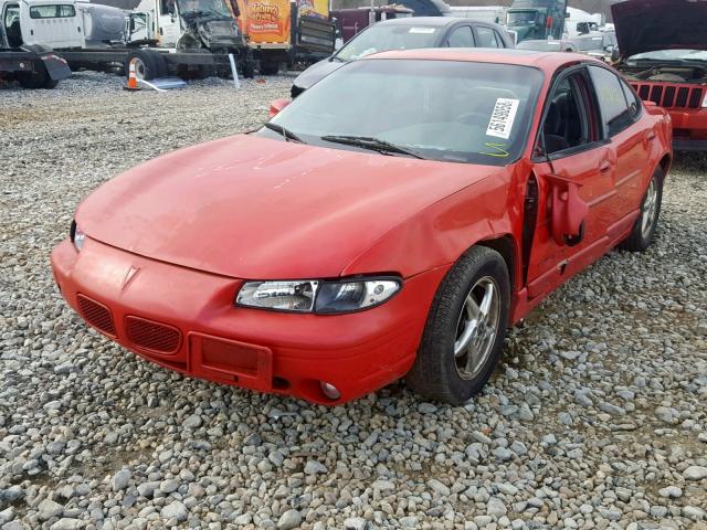 1G2WP52K1YF185349 - 2000 PONTIAC GRAND PRIX RED photo 2