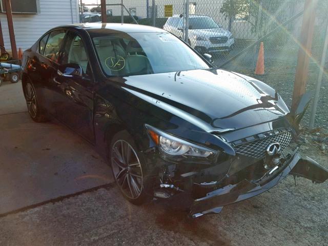 JN1BV7AR3FM394596 - 2015 INFINITI Q50 BASE BLACK photo 1