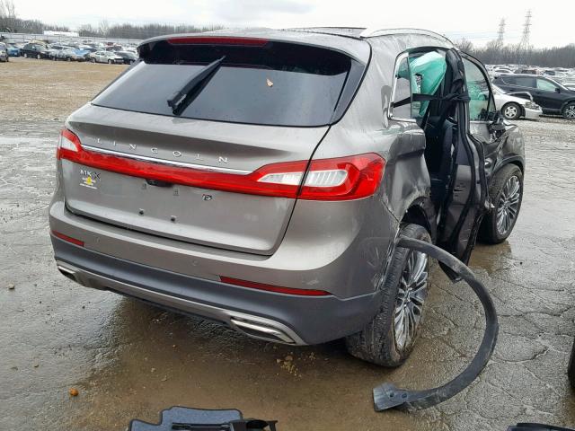 2LMTJ6LR7GBL60656 - 2016 LINCOLN MKX RESERV GRAY photo 4