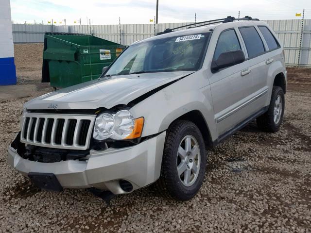 1J4PR4GK2AC154688 - 2010 JEEP GRAND CHER BEIGE photo 2