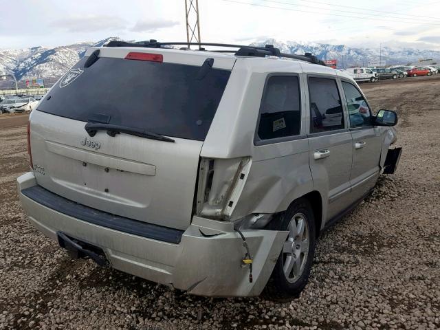 1J4PR4GK2AC154688 - 2010 JEEP GRAND CHER BEIGE photo 4