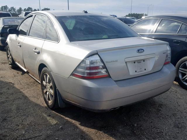 1FAHP24W38G109828 - 2008 FORD TAURUS SEL SILVER photo 3