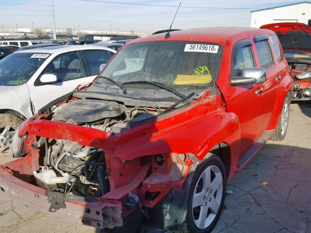 3GNDA33P48S538172 - 2008 CHEVROLET HHR LT RED photo 2