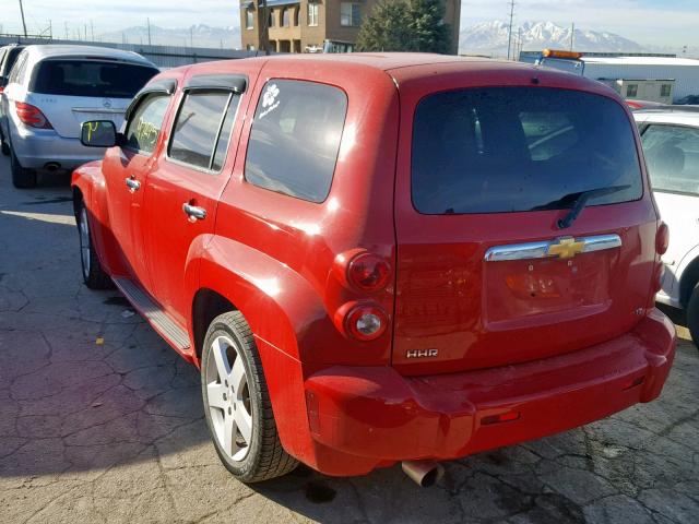 3GNDA33P48S538172 - 2008 CHEVROLET HHR LT RED photo 3