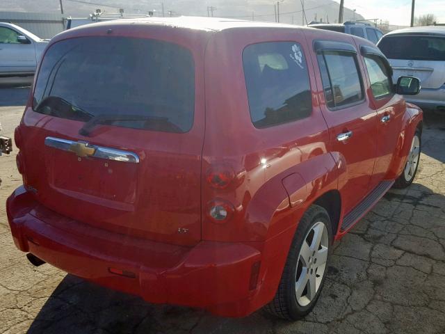 3GNDA33P48S538172 - 2008 CHEVROLET HHR LT RED photo 4