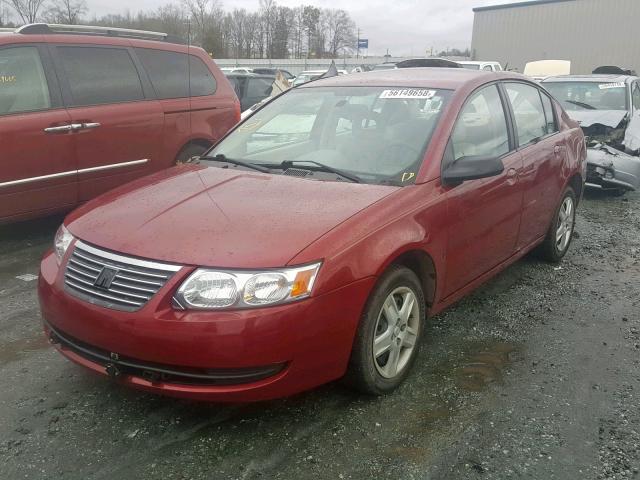 1G8AJ58F27Z175339 - 2007 SATURN ION LEVEL RED photo 2