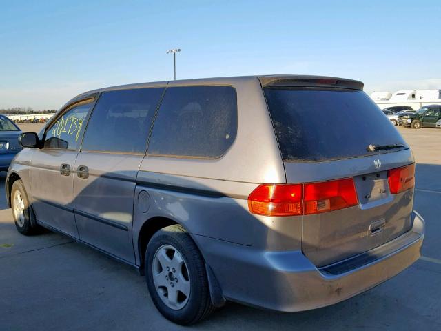 2HKRL1852YH587644 - 2000 HONDA ODYSSEY LX GRAY photo 3