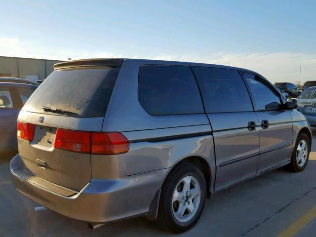 2HKRL1852YH587644 - 2000 HONDA ODYSSEY LX GRAY photo 4