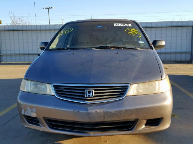 2HKRL1852YH587644 - 2000 HONDA ODYSSEY LX GRAY photo 9