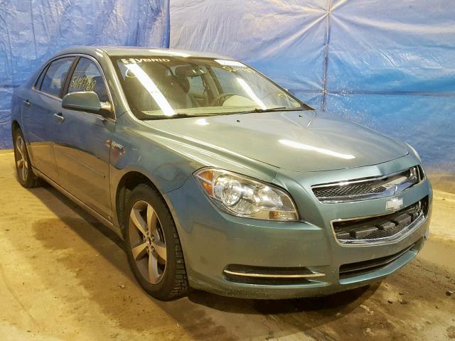 1G1ZF575X9F111212 - 2009 CHEVROLET MALIBU HYB BLUE photo 1