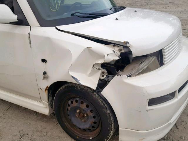 JTLKT324450220478 - 2005 TOYOTA SCION XB 白色 照片 9