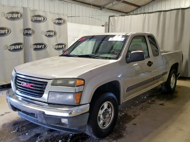 1GTCS199878168320 - 2007 GMC CANYON BEIGE photo 2