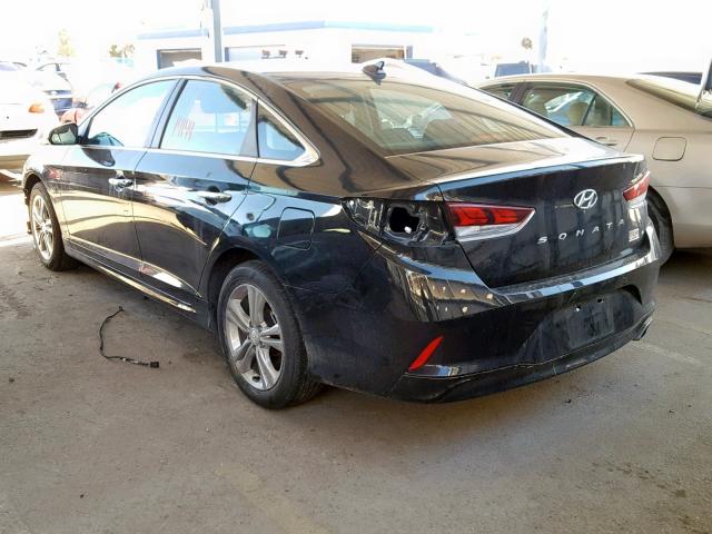 5NPE34AFXJH597248 - 2018 HYUNDAI SONATA SPO BLACK photo 3