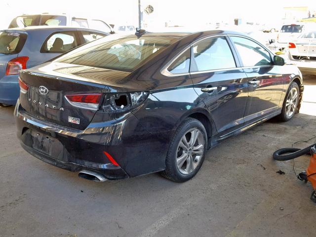 5NPE34AFXJH597248 - 2018 HYUNDAI SONATA SPO BLACK photo 4