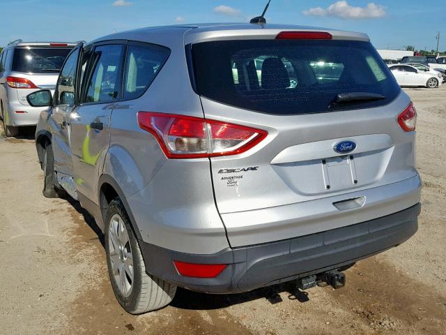 1FMCU0F74FUC01600 - 2015 FORD ESCAPE S SILVER photo 3