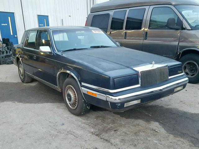 1C3XC66R4MD101186 - 1991 CHRYSLER NEW YORKER BLUE photo 1