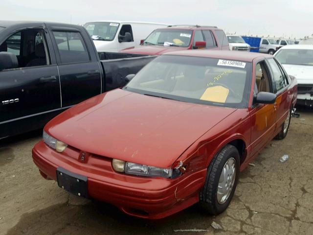 1G3WH52M9SD378944 - 1995 OLDSMOBILE CUTLASS SU RED photo 2