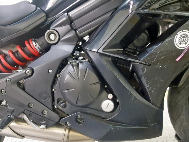 JKAEXEE10CDA06472 - 2012 KAWASAKI EX650 EC BLACK photo 11