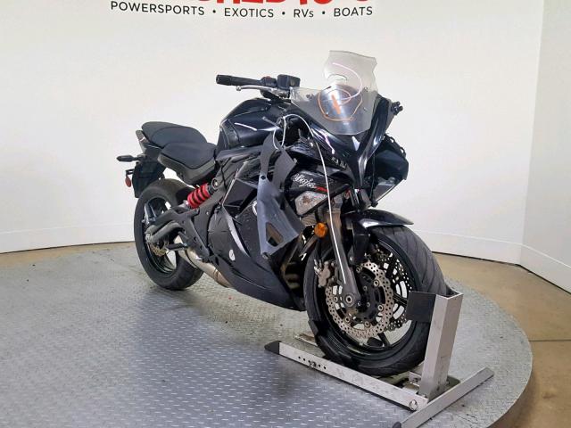 JKAEXEE10CDA06472 - 2012 KAWASAKI EX650 EC BLACK photo 2