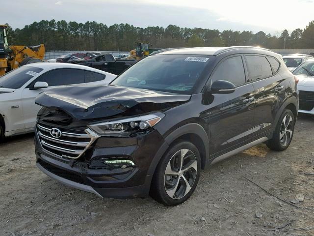 KM8J33A21HU344210 - 2017 HYUNDAI TUCSON LIM BLACK photo 2