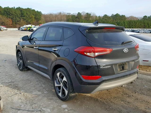 KM8J33A21HU344210 - 2017 HYUNDAI TUCSON LIM BLACK photo 3