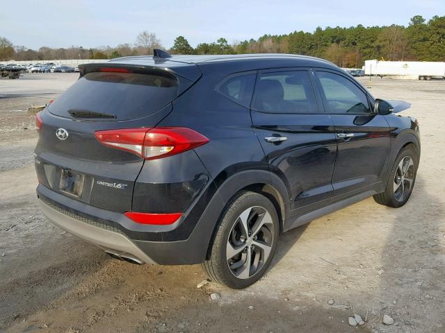 KM8J33A21HU344210 - 2017 HYUNDAI TUCSON LIM BLACK photo 4