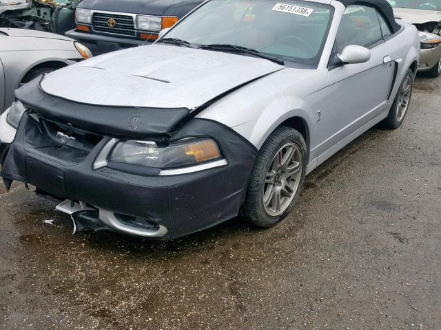 1FAFP49Y23F446065 - 2003 FORD MUSTANG CO SILVER photo 2