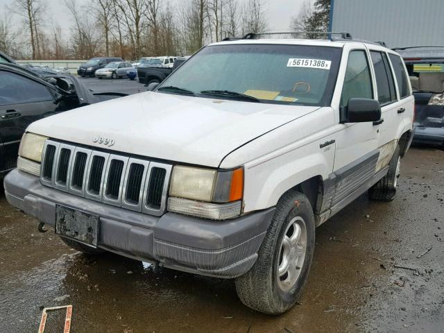 1J4GZ58S0RC228349 - 1994 JEEP GRAND CHER WHITE photo 2