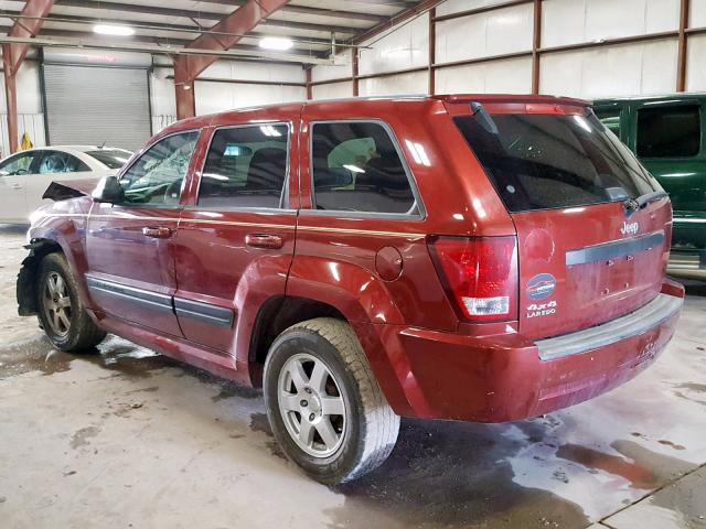 1J8GR48K58C224188 - 2008 JEEP GRAND CHER MAROON photo 3