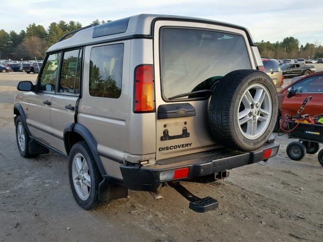 SALTW16473A799780 - 2003 LAND ROVER DISCOVERY BEIGE photo 3