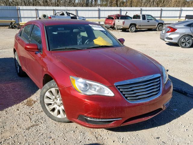 1C3CCBAB6DN641649 - 2013 CHRYSLER 200 LX RED photo 1